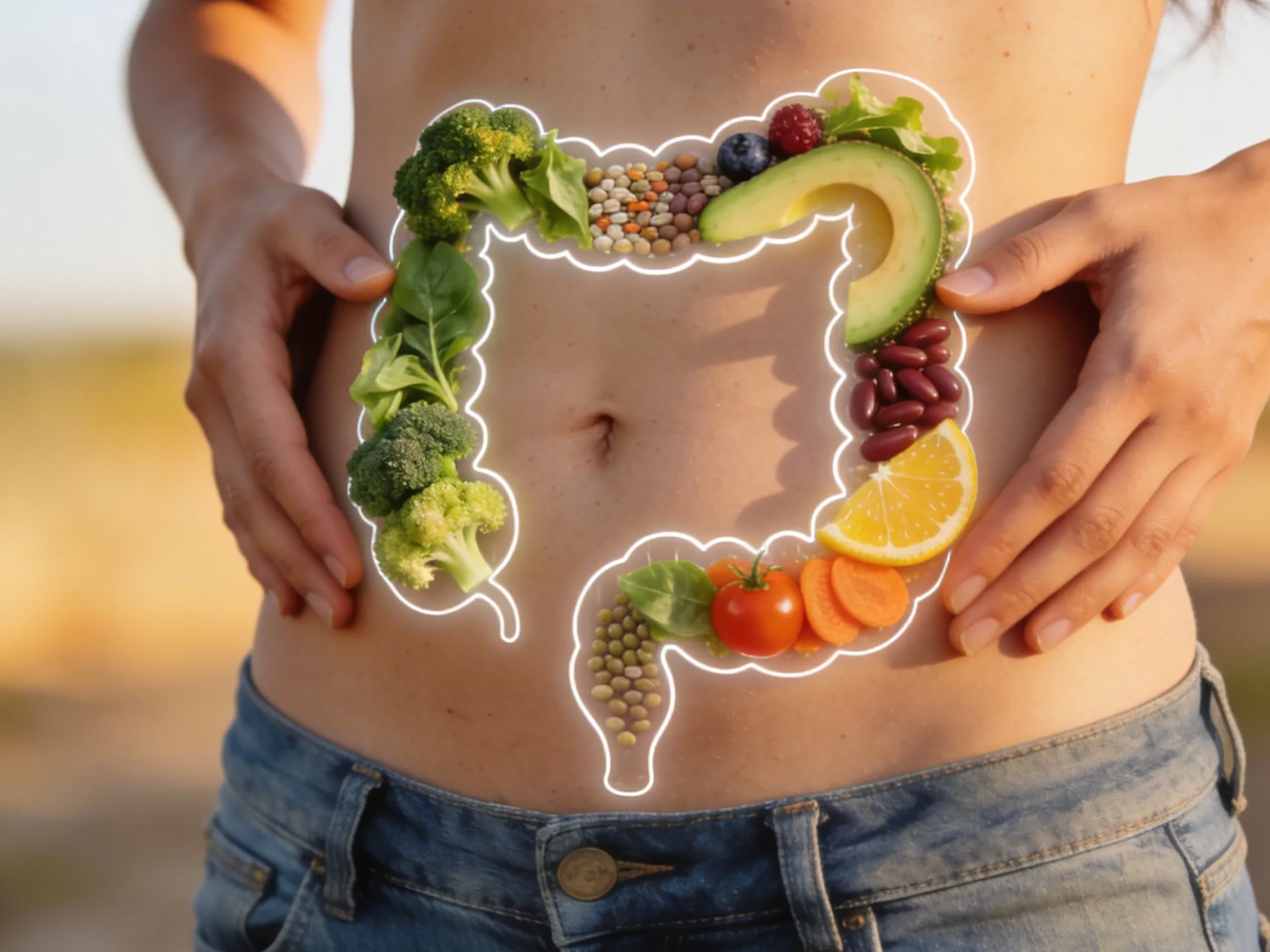 Darm und Stoffwechsel mit gesunden Lebensmitteln